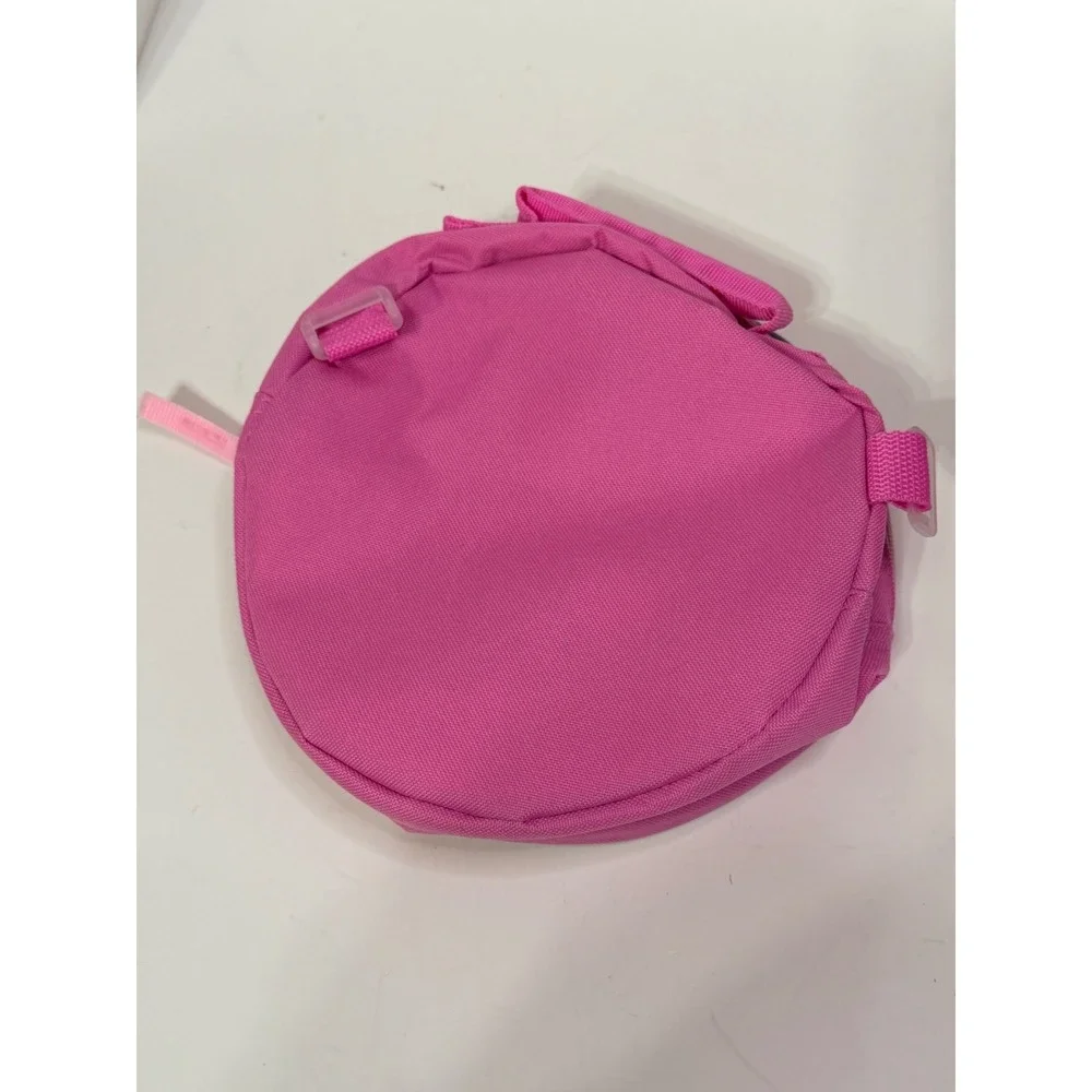 Sanrio Hello Kitty Pink Round Insulated Lunch Bag Glitter Graphic Thermal Tote